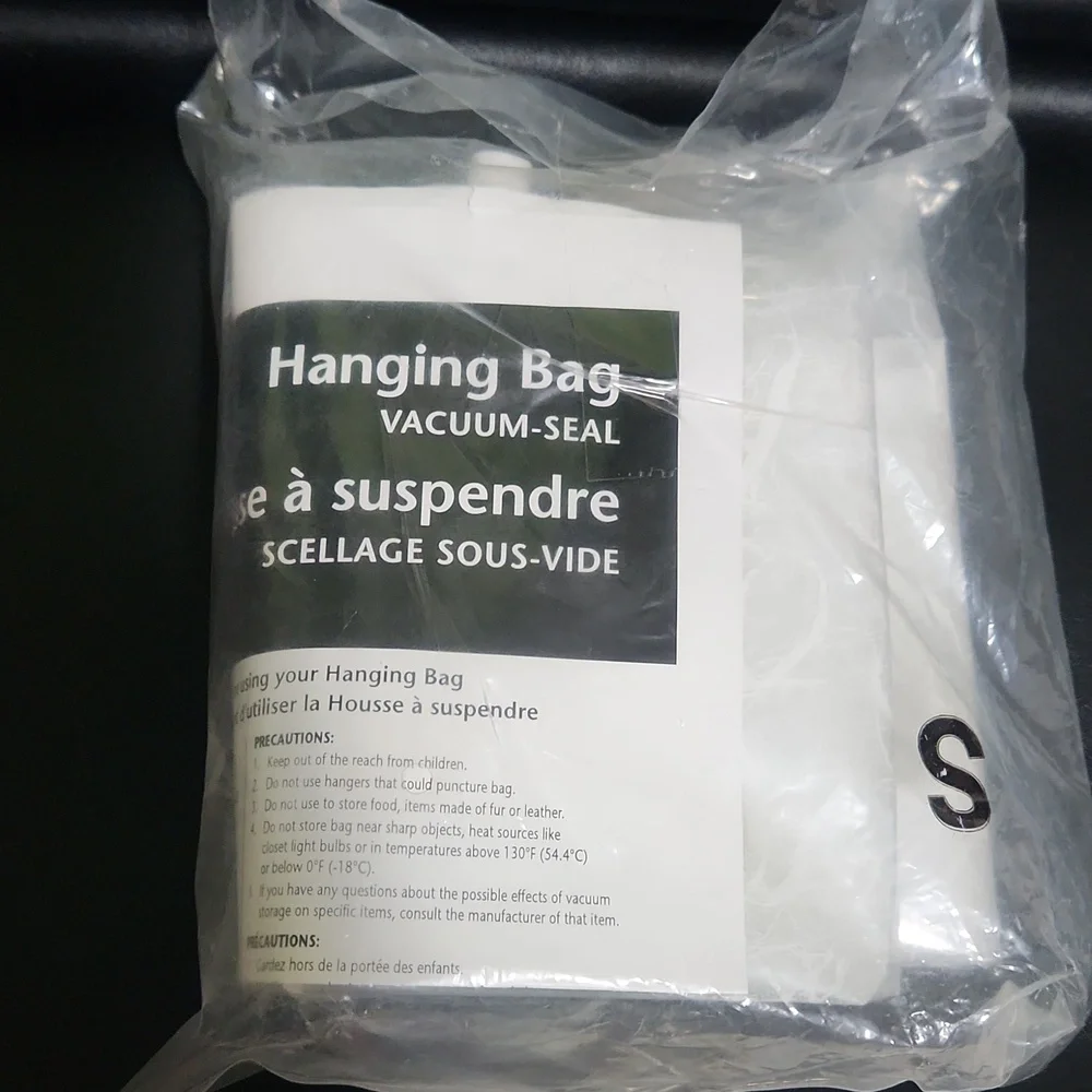 Two Space Bag Vacuum-Seal Hanging Bags